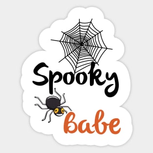 Spooky Babe Sticker